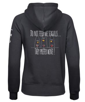 Full Zip Hood - "Do dot feed the seagulls" (Gr. S-3XL) (7 Farben)